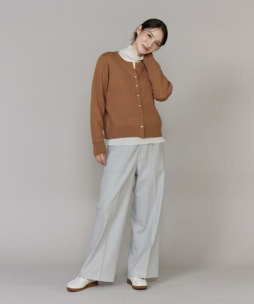 I.T.'S. international / イッツインターナショナル その他パンツ | ベイカーワイドPT《TRウールツイル》 | 詳細3