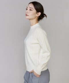 I.T.'S. international / イッツインターナショナル ニット・セーター | ケーブル柄アルパカニットプルオーバー