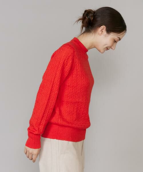 I.T.'S. international / イッツインターナショナル ニット・セーター | ケーブル柄アルパカニットプルオーバー | 詳細13