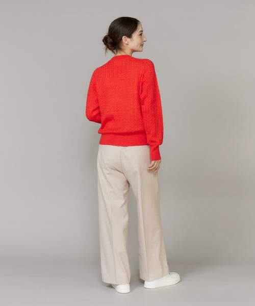 I.T.'S. international / イッツインターナショナル ニット・セーター | ケーブル柄アルパカニットプルオーバー | 詳細5