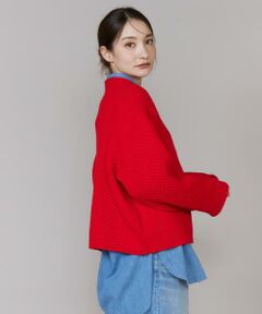 I.T.'S. international / イッツインターナショナル ニット・セーター | ハニカムモックネックプルオーバー