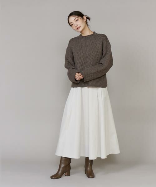 I.T.'S. international / イッツインターナショナル ニット・セーター | ハニカムモックネックプルオーバー | 詳細2