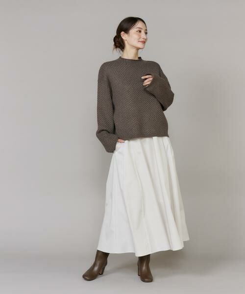 I.T.'S. international / イッツインターナショナル ニット・セーター | ハニカムモックネックプルオーバー | 詳細3