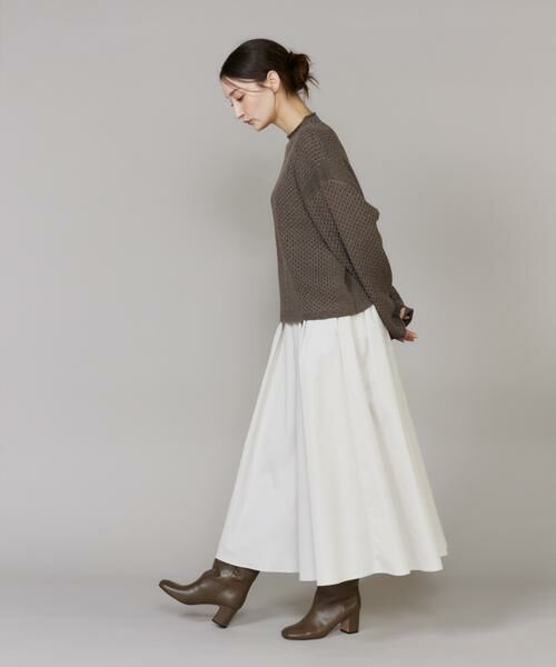 I.T.'S. international / イッツインターナショナル ニット・セーター | ハニカムモックネックプルオーバー | 詳細4