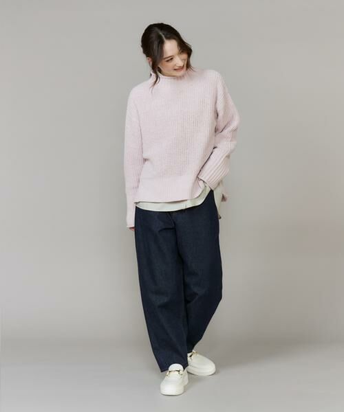 I.T.'S. international / イッツインターナショナル ニット・セーター | ラメモール畦編みハイネックニット | 詳細10