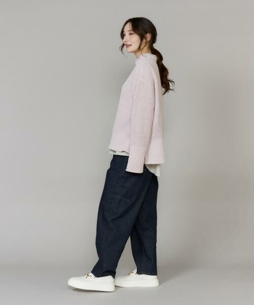 I.T.'S. international / イッツインターナショナル ニット・セーター | ラメモール畦編みハイネックニット | 詳細11