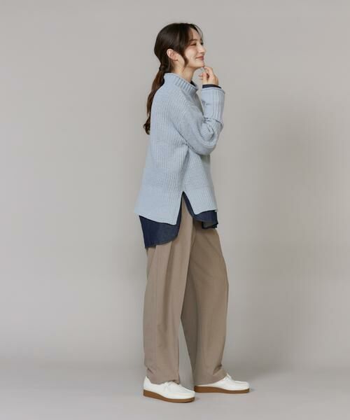 I.T.'S. international / イッツインターナショナル ニット・セーター | ラメモール畦編みハイネックニット | 詳細13