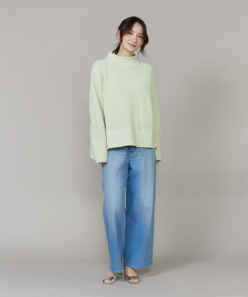 I.T.'S. international / イッツインターナショナル ニット・セーター | ラメモール畦編みハイネックニット | 詳細2