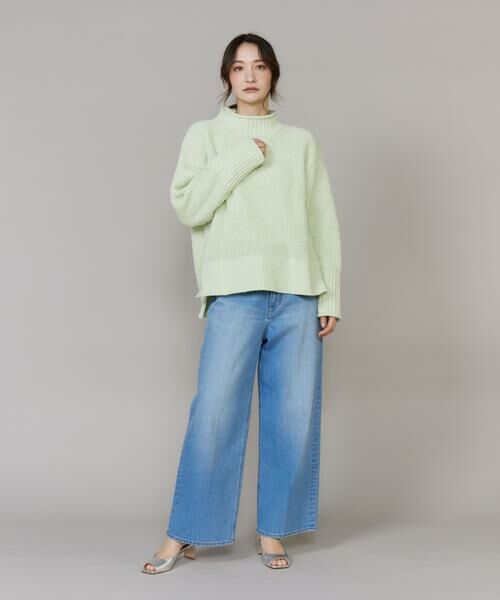 I.T.'S. international / イッツインターナショナル ニット・セーター | ラメモール畦編みハイネックニット | 詳細3