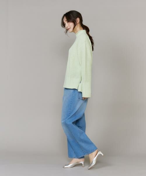 I.T.'S. international / イッツインターナショナル ニット・セーター | ラメモール畦編みハイネックニット | 詳細4