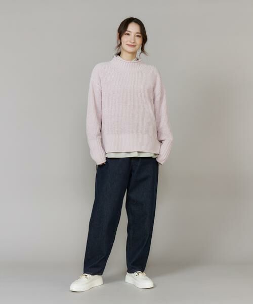 I.T.'S. international / イッツインターナショナル ニット・セーター | ラメモール畦編みハイネックニット | 詳細9