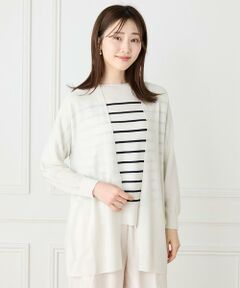 I.T.'S. international / イッツインターナショナル カーディガン・ボレロ | ホールガーメント着流しカーディガン
