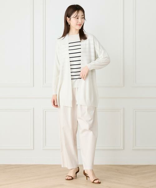 I.T.'S. international / イッツインターナショナル カーディガン・ボレロ | ホールガーメント着流しカーディガン | 詳細5