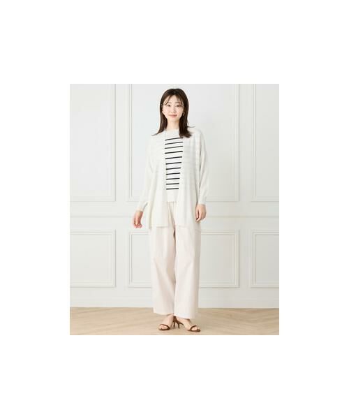 I.T.'S. international / イッツインターナショナル カーディガン・ボレロ | ホールガーメント着流しカーディガン | 詳細7