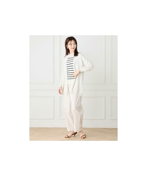 I.T.'S. international / イッツインターナショナル カーディガン・ボレロ | ホールガーメント着流しカーディガン | 詳細8