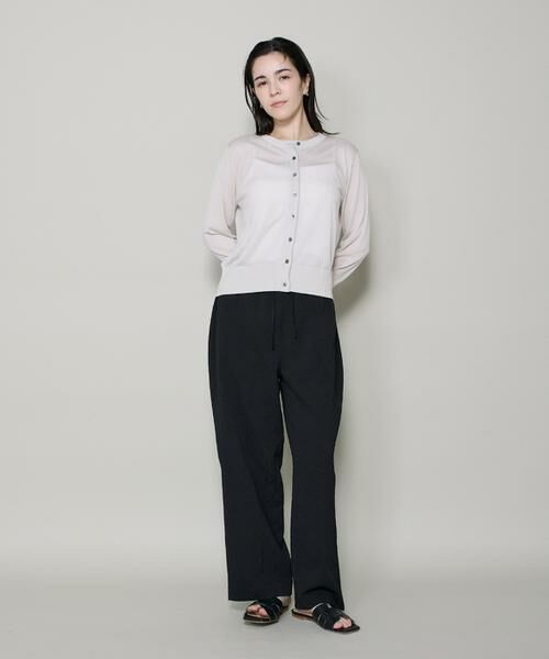 I.T.'S. international / イッツインターナショナル カーディガン・ボレロ | シルクブレンドクルーネックカーディガン | 詳細8