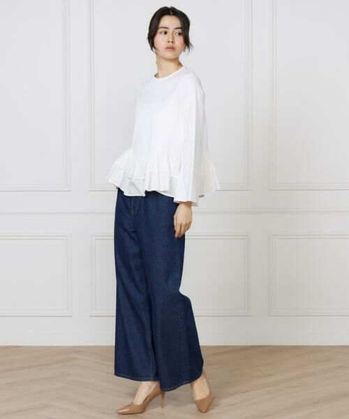 I.T.'S. international / イッツインターナショナル カットソー | 《コラボSTORY》裾フリルトップス | 詳細19