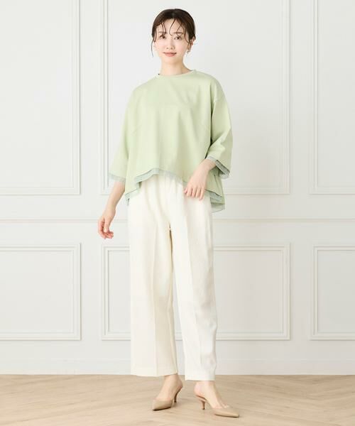 I.T.'S. international / イッツインターナショナル カットソー | シアードッキングフレアープルオーバー　 | 詳細11