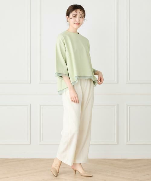 I.T.'S. international / イッツインターナショナル カットソー | シアードッキングフレアープルオーバー　 | 詳細12