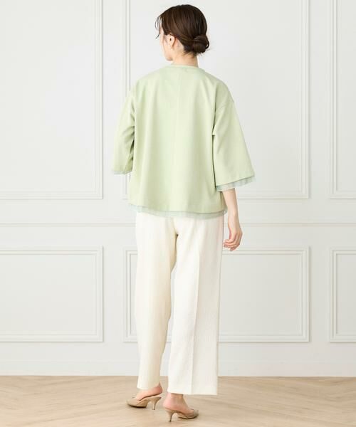 I.T.'S. international / イッツインターナショナル カットソー | シアードッキングフレアープルオーバー　 | 詳細14