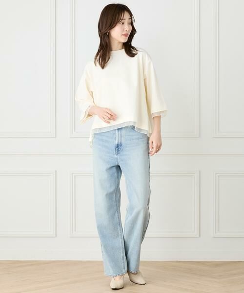 I.T.'S. international / イッツインターナショナル カットソー | シアードッキングフレアープルオーバー　 | 詳細5