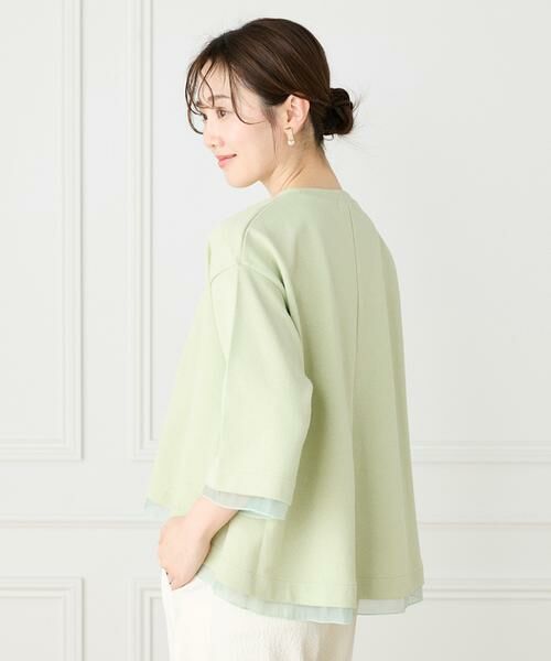 I.T.'S. international / イッツインターナショナル カットソー | シアードッキングフレアープルオーバー　 | 詳細9