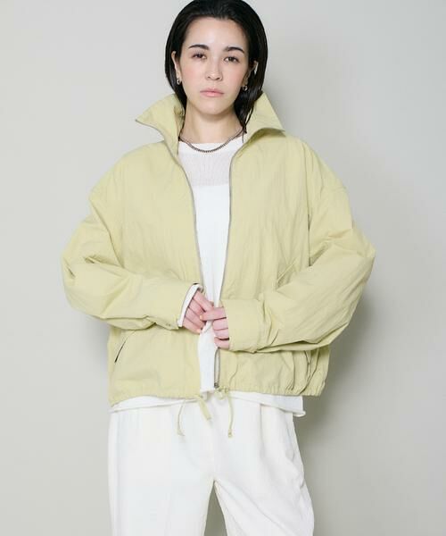 I.T.'S. international / イッツインターナショナル その他アウター | ナイロンジップブルゾン（キミドリ1）