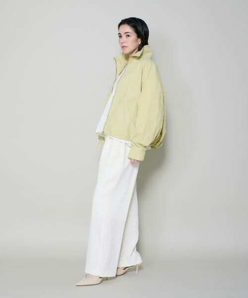 I.T.'S. international / イッツインターナショナル スラックス・ドレスパンツ | フクレジャガードストレートパンツ | 詳細6