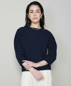 I.T.'S. international / イッツインターナショナル ニット・セーター | 袖タックニットプルオーバー