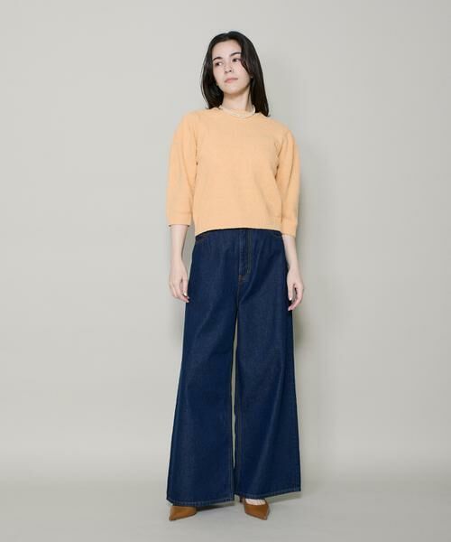 I.T.'S. international / イッツインターナショナル ニット・セーター | 袖タックニットプルオーバー | 詳細7