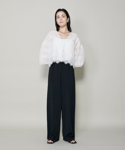 I.T.'S. international / イッツインターナショナル その他パンツ | ニットセミワイドパンツ | 詳細8
