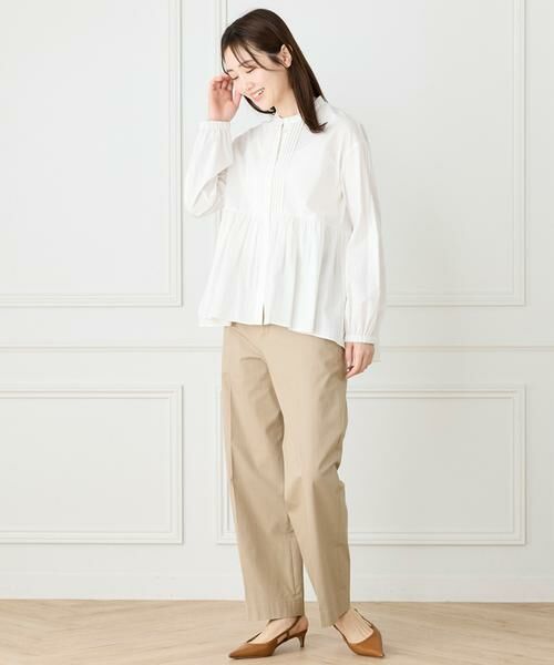 I.T.'S. international / イッツインターナショナル シャツ・ブラウス | スタンドカラーペプラムブラウス | 詳細10