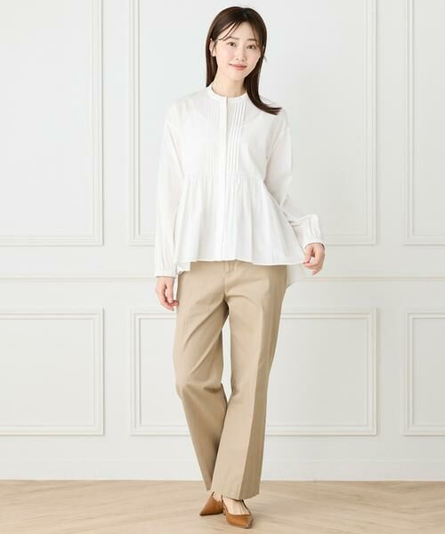 I.T.'S. international / イッツインターナショナル シャツ・ブラウス | スタンドカラーペプラムブラウス | 詳細12