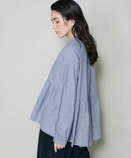 I.T.'S. international / イッツインターナショナル シャツ・ブラウス | スタンドカラーペプラムブラウス | 詳細14