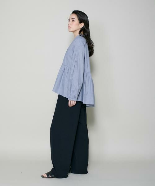 I.T.'S. international / イッツインターナショナル シャツ・ブラウス | スタンドカラーペプラムブラウス | 詳細3
