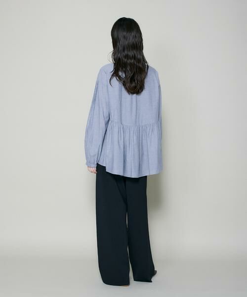 I.T.'S. international / イッツインターナショナル シャツ・ブラウス | スタンドカラーペプラムブラウス | 詳細4