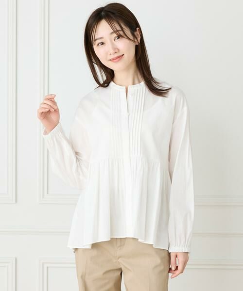 I.T.'S. international / イッツインターナショナル シャツ・ブラウス | スタンドカラーペプラムブラウス | 詳細8