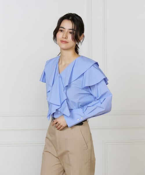 I.T.'S. international / イッツインターナショナル シャツ・ブラウス | 《コラボSTORY》フリルシャツ | 詳細11