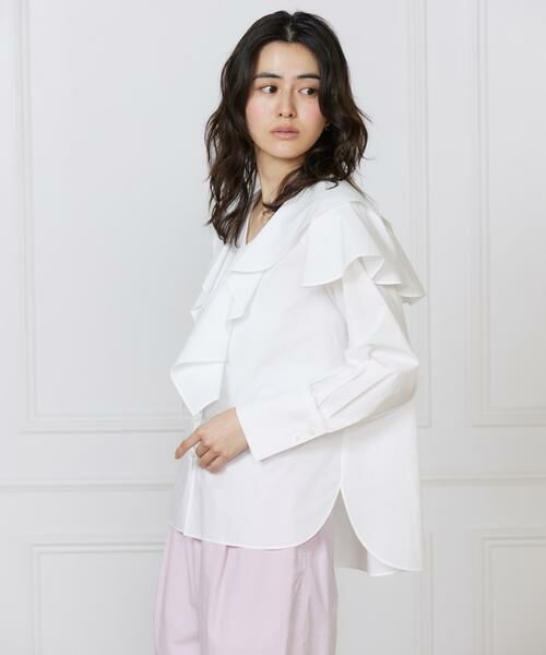 I.T.'S. international / イッツインターナショナル シャツ・ブラウス | 《コラボSTORY》フリルシャツ | 詳細3