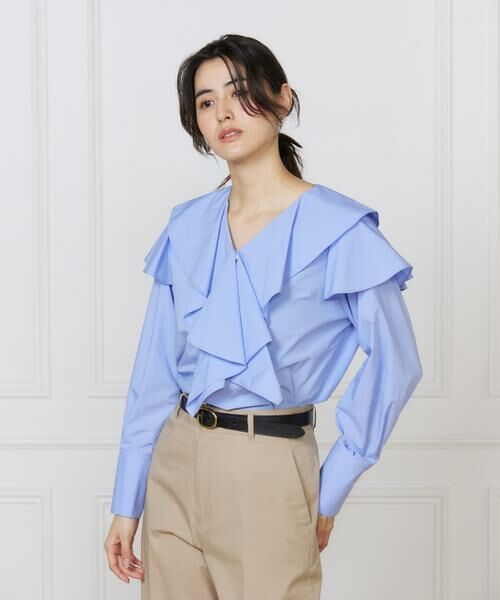 I.T.'S. international / イッツインターナショナル シャツ・ブラウス | 《コラボSTORY》フリルシャツ | 詳細27