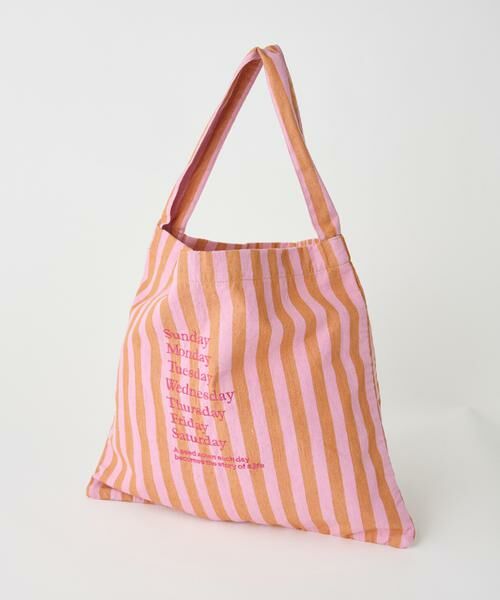 I.T.'S. international / イッツインターナショナル ショルダーバッグ | ストライプファブリックワンショルダーバッグ《beej》 | 詳細10