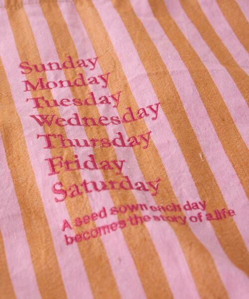 I.T.'S. international / イッツインターナショナル ショルダーバッグ | ストライプファブリックワンショルダーバッグ《beej》 | 詳細12