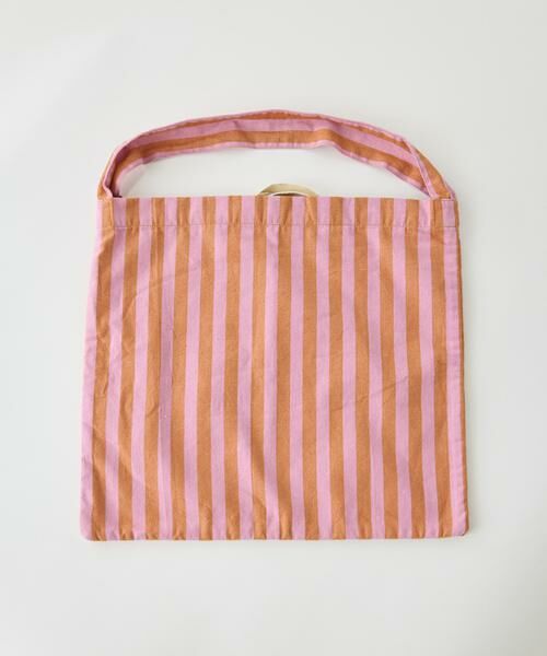 I.T.'S. international / イッツインターナショナル ショルダーバッグ | ストライプファブリックワンショルダーバッグ《beej》 | 詳細13