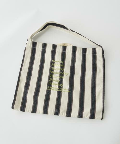 I.T.'S. international / イッツインターナショナル ショルダーバッグ | ストライプファブリックワンショルダーバッグ《beej》 | 詳細2