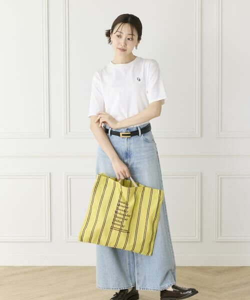 I.T.'S. international / イッツインターナショナル ショルダーバッグ | ストライプファブリックワンショルダーバッグ《beej》 | 詳細5