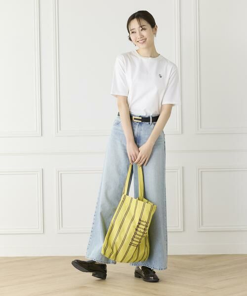 I.T.'S. international / イッツインターナショナル ショルダーバッグ | ストライプファブリックワンショルダーバッグ《beej》 | 詳細6