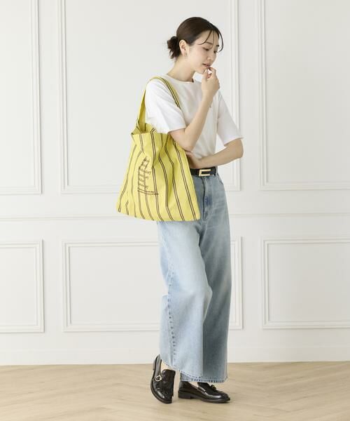 I.T.'S. international / イッツインターナショナル ショルダーバッグ | ストライプファブリックワンショルダーバッグ《beej》 | 詳細7