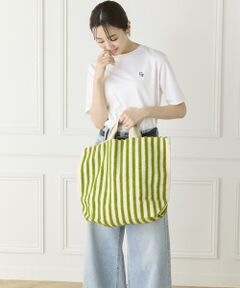 I.T.'S. international / イッツインターナショナル ショルダーバッグ | ループストライプボックストートバッグ《beej》