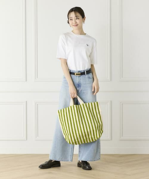 I.T.'S. international / イッツインターナショナル ショルダーバッグ | ループストライプボックストートバッグ《beej》 | 詳細2