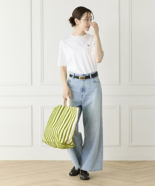 I.T.'S. international / イッツインターナショナル ショルダーバッグ | ループストライプボックストートバッグ《beej》 | 詳細3